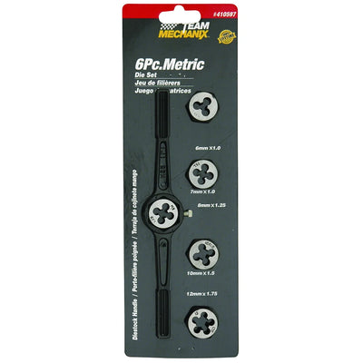 Team Mechanix 6pc Metric Die Set