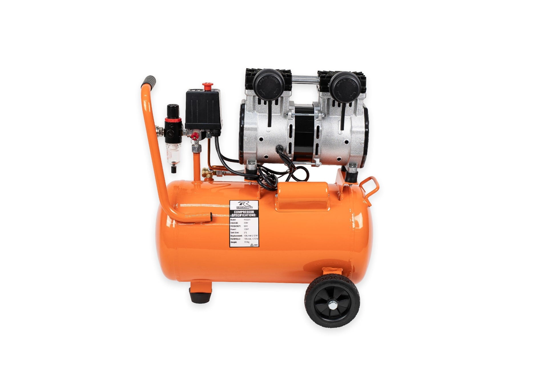 Remington RAS221 1.5HP Oil-less Compressor — TradeRoots NZ