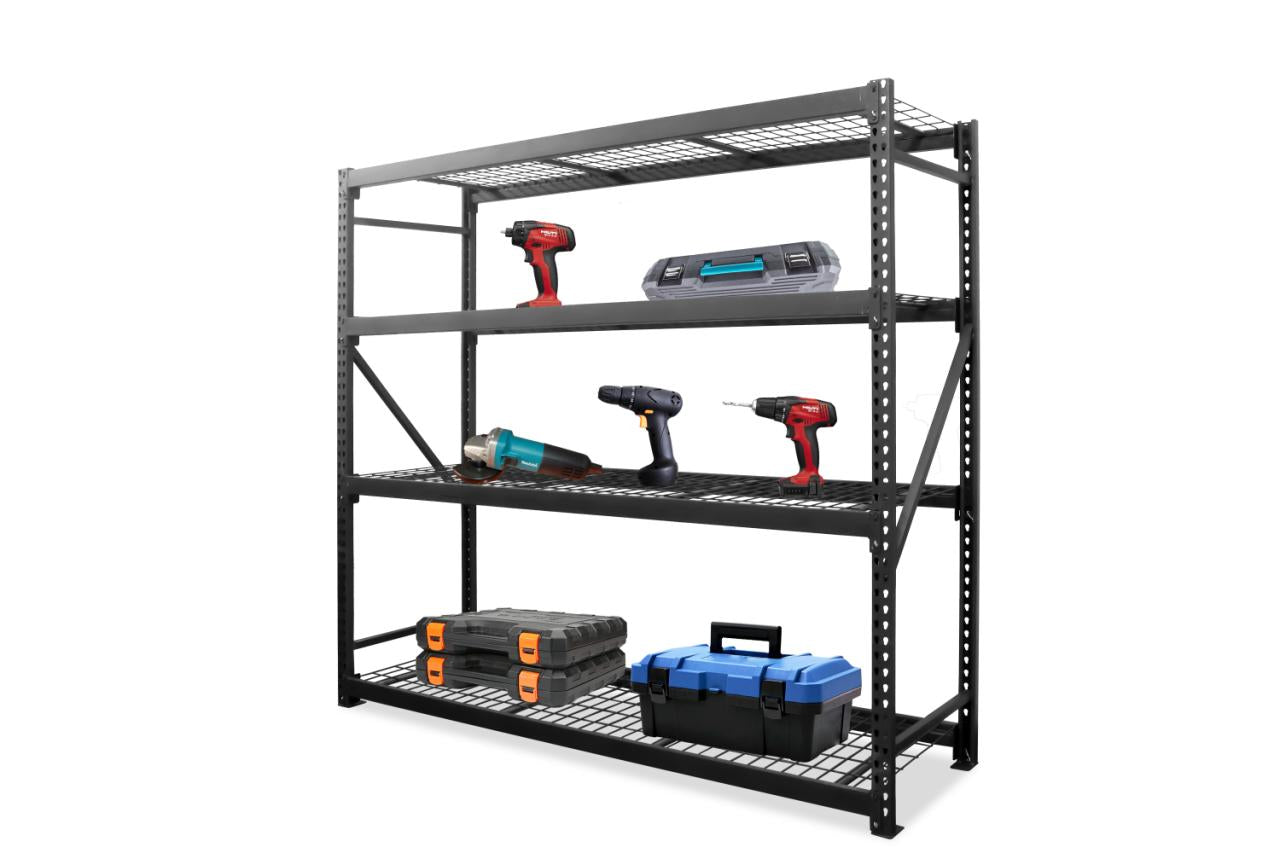 Heavy Duty Industrial Steel Shelving Unit 600kg Per Shelf — TradeRoots NZ