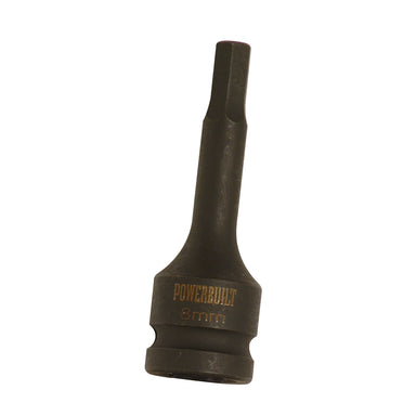 Powerbuilt 1/2" Dr x 6mm Male Hex Long Series Impact