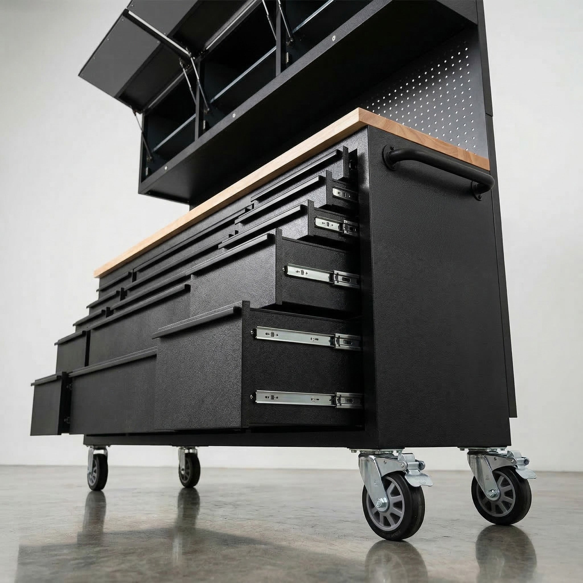 72 Inch Heavy Duty Tool Cabinet with Workbench — TradeRoots NZ