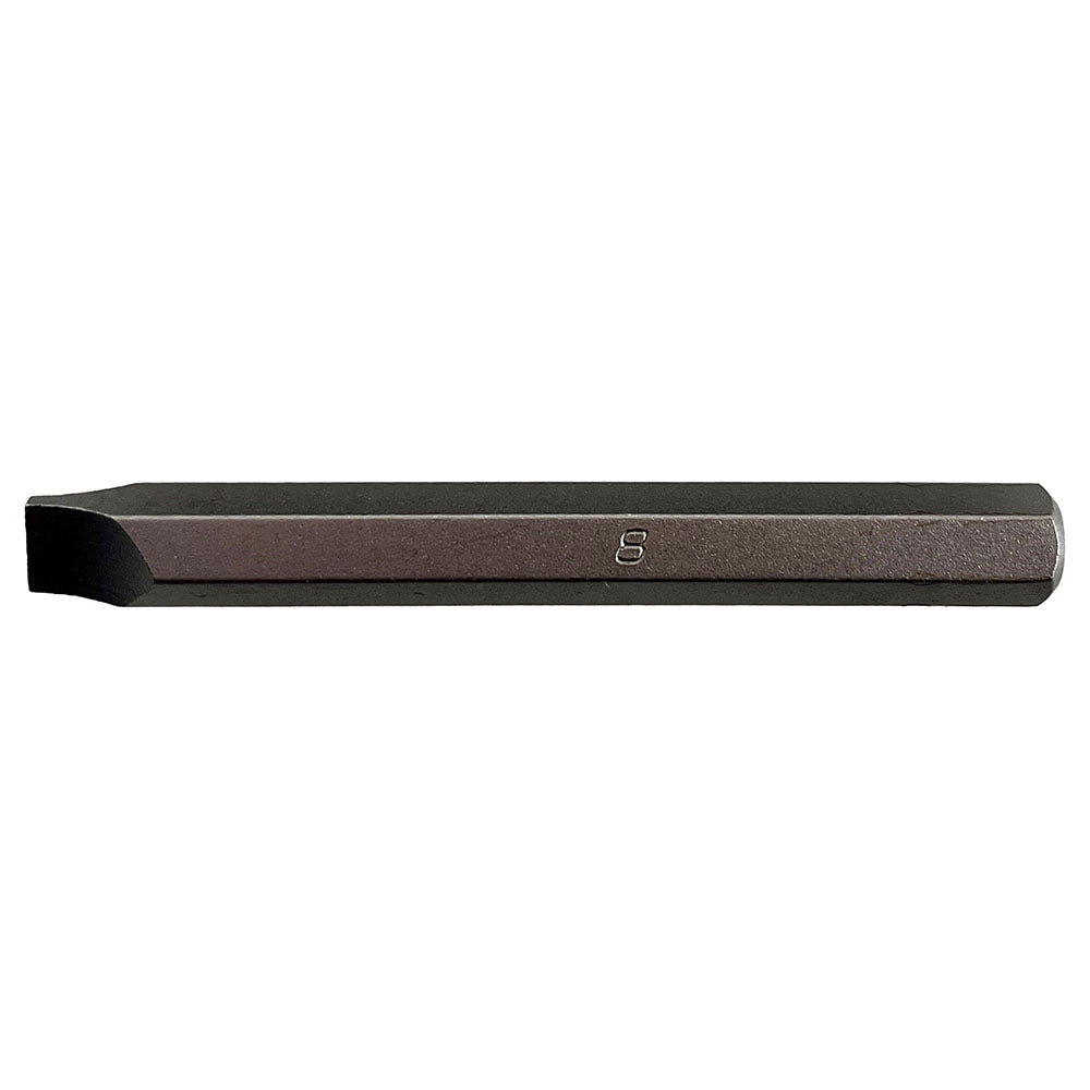 Powerbuilt 80mm x 5/16" 8mm Slotted Impact Bit Ex WBT0436