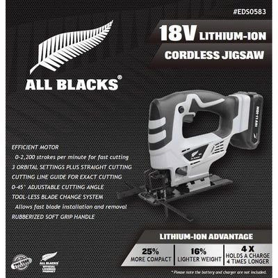 Shop NZ Rugby ALL BLACKS 18V Lithium-Ion Cordless Orbital online in NZ