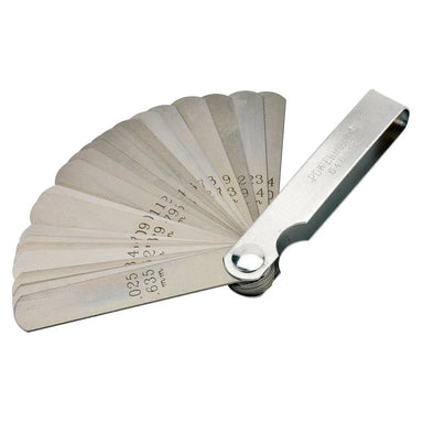 Powerbuilt 648517 Feeler Gauge 26 Blade Master — TradeRoots NZ