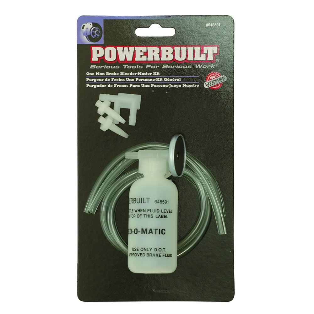 Powerbuilt 648591H One Person Brake Bleeder Master Kit — TradeRoots NZ