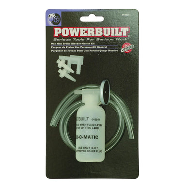 Powerbuilt One Person Brake Bleeder Master Kit