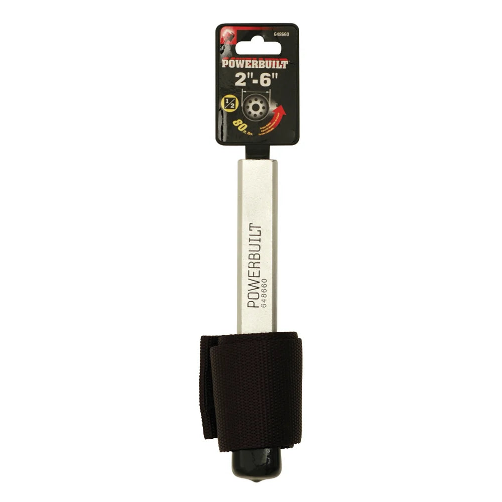Powerbuilt 648660H Oil Filter Strap Wrench - 50mm to 150mm — TradeRoots NZ