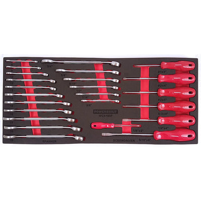Powerbuilt 25pc Ring and Open End Spanners and